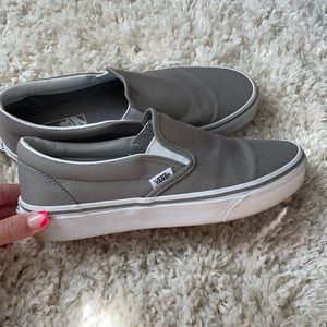 Women’s Grey Classic Slip-On Vans